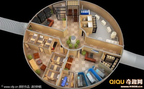 美<a href=http://www.xinjiewang.com target=_blank class=infotextkey>公司</a>将推出地堡式别墅 称可挡核弹袭击